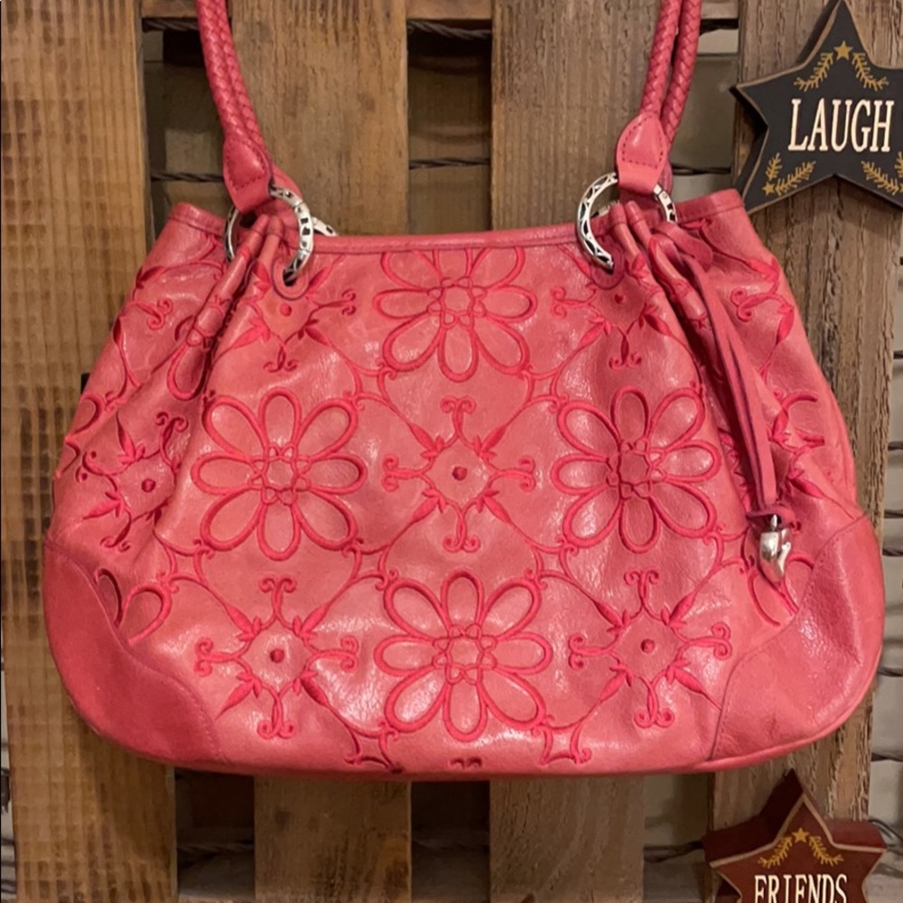 Brighton Pink Leather handbag purse pocketbook